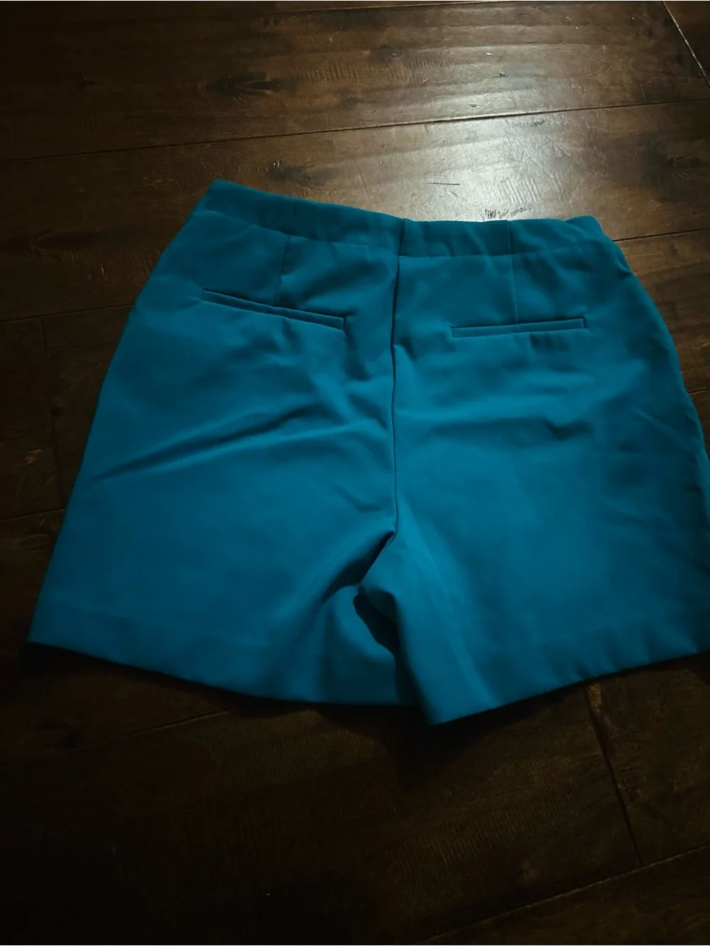 Rachel Zoe Teal High-Waist Pleated Women’s Shorts